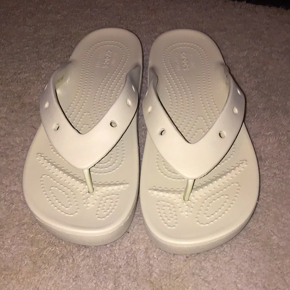 Crocs Platform Flip Sandals